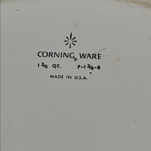 Vintage Corningware Blue Cornflower Design Bakeware - Picture 3 of 3